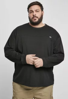 Organic Cotton Short Curved Oversized LS black