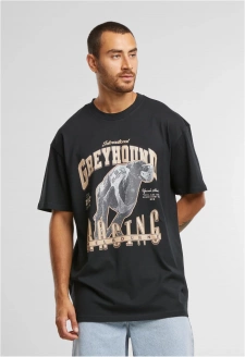 Greyhound Racing Oversize Tee black