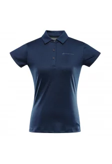 Dámské rychleschnoucí polo tričko ALPINE PRO COOWELA 2 moonlit ocean
