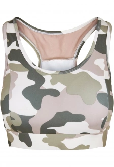 Ladies Tech Mesh Bra duskrose camo