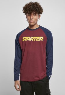 Starter Raglan Longsleeve port/darkblue