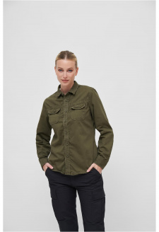 Ladies Vintageshirt Longsleeve olive