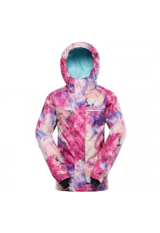 Dětská lyžařská bunda s membránou ptx snow ALPINE PRO KIWERO fuchsia varianta pa