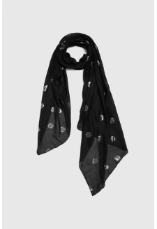 WOMEN'S SCARF L-SZ-4614 BLACK