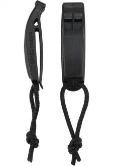 Signal Whistle Molle 2-Pack black