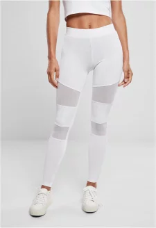 Ladies Tech Mesh Leggings white