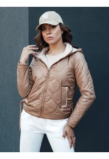 Kurtka damska pikowana MAXWELL złota Dstreet TY4397