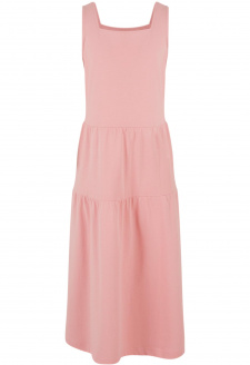 Girls 7/8 Length Valance Summer Dress lemonadepink