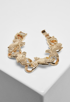 Pray Hands Bracelet gold