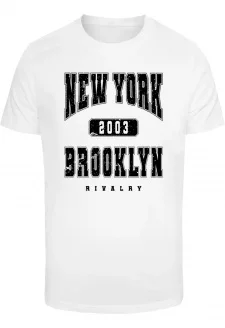 Brooklyn College Style Tee white