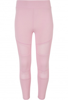 Girls Tech Mesh Leggings girlypink
