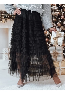 Spódniczka maxi PASTELLA czarna Dstreet CY0472