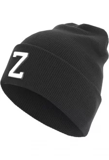 Letter Cuff Knit Beanie Z