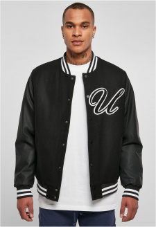 Big U College Jacket black