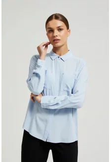 WOMEN'S SHIRT Z-KO-4516 L.BLUE
