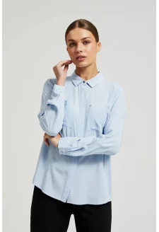 WOMEN'S SHIRT Z-KO-4516 L.BLUE
