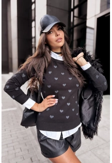 Sweter damski FREYJA czarny Dstreet MY2061