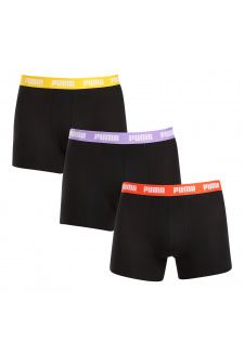3PACK pánské boxerky Puma černé