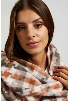 WOMEN'S SCARF Z-SZ-4507 DUSTY PINK