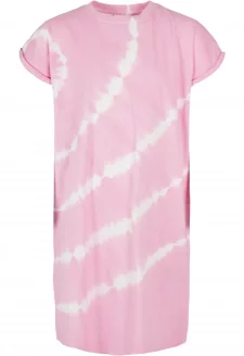 Girls Tie Dye Dress girlypink