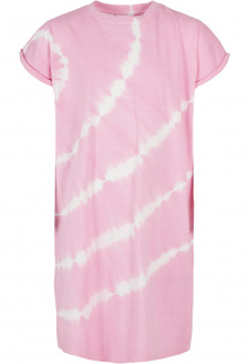 Girls Tie Dye Dress girlypink