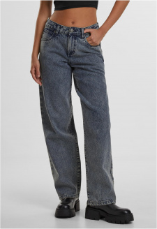 Ladies Mid Waist 90´s Jeans dirty washed