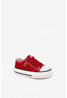 Dziecięce Klasyczne Trampki Big Star DD374161 Czerwone