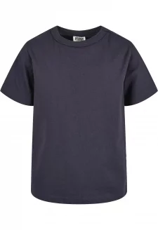 Boys Organic Basic Tee navy