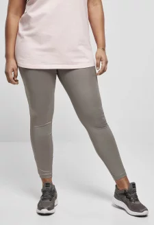 Ladies Synthetic Leather Leggings asphalt