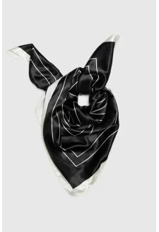 WOMEN'S SCARF L-SZ-4602 BLACK