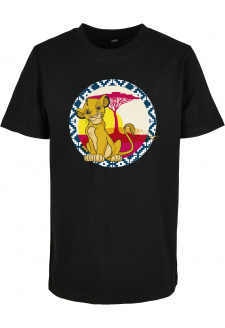 Kids Simba Image  Tee black