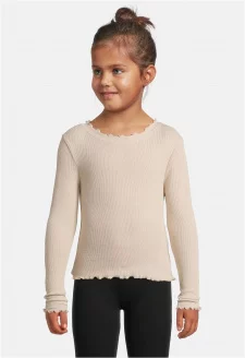 Girls Short Rib Longsleeve softseagrass