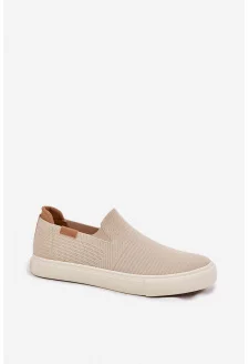 Trampki Damskie Slip-On Big Star RR274721 Beżowe