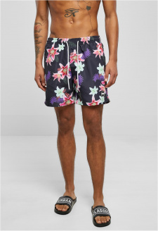 Pattern Swim Shorts dark jungle aop