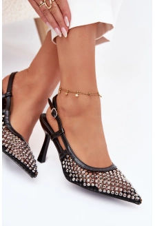 Szpilki Z Ćwiekami Czarne Selinna