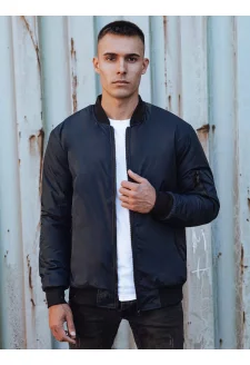 Kurtka przejściowa męska bomber jacket granatowa Dstreet TX4859