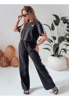Komplet damski dresowy oversize SPORT LIKE czarny Dstreet AY1146