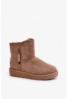 Śniegowce Damskie Big Star OO274A165 Beżowe