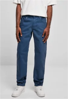 Colored Loose Fit Jeans darkblue