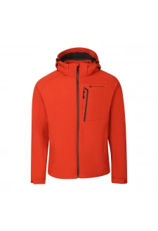 Pánská softshellová bunda ALPINE PRO HOOR red clay