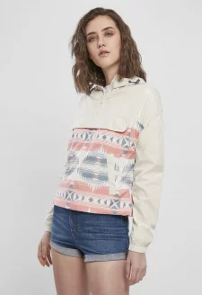 Ladies Extended Shoulder Pull Over Jacket offwhite/summerinka
