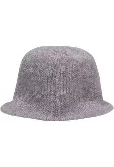 Knit Bucket Hat heathergrey