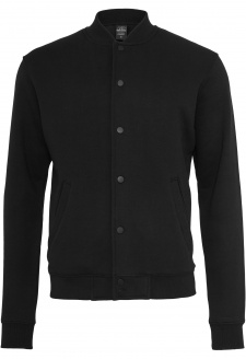 2-tone College Sweatjacket blk/blk