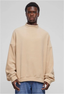 Oversized Polar Fleece Crew wetsand