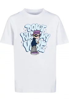 Kids Don't Kill My Vibe Tee white