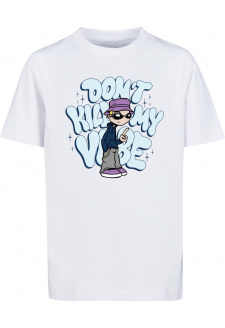 Kids Don't Kill My Vibe Tee white