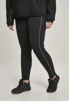 Ladies High Waist Reflective Leggins black