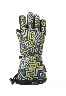 DĚTSKÉ LYŽAŘSKÉ RUKAVICE RELAX PUZZY RR15R green