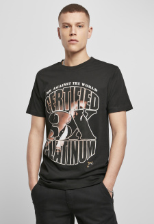 Tupac Me Against the World Platinium Tee black