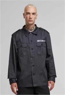 Security US Shirt Long Sleeve black